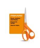 Fiskars The Original Handled Scissors, 8 Inch, Crafting, Paper Cutting, Multi Surface Use, Orange - Buy Online on SooperMarket.com