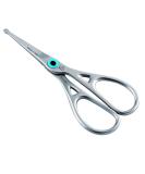 REMOS Stainless Steel Nose Hair Scissors with Ball Tip & Serration - 11 cm | Precision Grooming Tool for Safe Trimming - Buy Online on SooperMarket.com