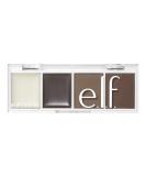 e.l.f. Bite-Size Brow Mini Quad - Ultra-Pigmented Brow Kit in Neutral Brown 0.14 Oz - Buy Online on SooperMarket.com