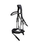 Schockem hle Malibu Anatomic Snaffle Bridle Black for Thoroughbreds - Premium Quality Equestrian Gear Worldwide Shipping - Buy Online on SooperMarket.com