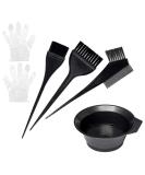 KOMUNJ 4-Piece Hair Dye Brush Set | DIY Salon Tool for Mixing & Applying Hair Dye | International Shipping Available - Buy Online on SooperMarket.com