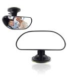 Baby Backseat Mirror - 360 Rotatable Rearview Safety Mirror with Adjustable Angle and Suction Cup - Black - Buy Online on SooperMarket.com