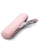 FERYES Travel Makeup Brush Holder  Magnetic Anti-fall Out Silicon Portable Cosmetic Face Brushes Holder  Soft and Sleek Makeup Tools Organizer for Travel-Pink - Buy Online on SooperMarket.com