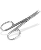 Professional left-handed nail scissors made of stainless steel with curved cutting surface - Buy Online on SooperMarket.com