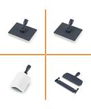 Hygger 6-in-1 Spring Version Replacement Cleaning Kit - 2 Flat Sponges, Angle Sponge, Razor Scraper (HG816) - Buy Online on SooperMarket.com