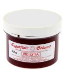 Sugarflair BULK 400 gram Concentrated Food Colour Paste Gel Cake Decorating. Red Green Yellow Pink Blue Black (Red Extra) - Buy Online on SooperMarket.com