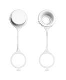 Set of 2 White Threaded Drain Plug Caps with Tether for Igloo Cooler - Replacement Parts - Buy Online on SooperMarket.com