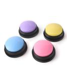 Dog Buttons Talk Training Dog Buttons for Communication Pet Talking Training Answer Buzzer 30 Second Record &Playback Funny Gift for School Study Office Home (Packs-4) - Buy Online on SooperMarket.com