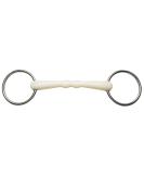 Korsteel Flexi Loose Ring Mullen Mouth Snaffle Bit IVory 5.5" 14cm - 5 1/2" IVory - Buy Online on SooperMarket.com