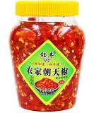 Hunan specialty spicy chopped chili sauce Chili sauce garlic paste Leisure spicy snacks Side dishes Mixed noodle sauce Chinese food Super Chili sauce and paste (Super spicy 500g) Super spicy 500g - Buy Online on SooperMarket.com