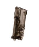 Lancer Tactical x Laylax Satellite Ambidextrous Swiveling Arm High Capacity Airsoft Speedloader - Smoked Color (Japanese Made) | Holds up to 140 BBS for Quick Reloads - Buy Online on SooperMarket.com