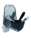 Premium 5-in-1 Face Mask Mixing Bowl Set - Spa Quality Tool Kit with Silicone Brush Soft Face Brushes Spatula & Measuring Scoop for Home Skincare - Buy Online on SooperMarket.com