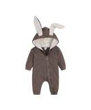 Kids Tales Newborn Baby Winter Warm Rabbit Ear Hooded Romper 12-18 Months - Color 02 - Buy Online on SooperMarket.com
