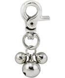 ICEBLUEOR 2Pcs Pet Products Charm Triple Bell Pendant for Dog Cat Collar Decoration and Training (Natural color) - Buy Online on SooperMarket.com