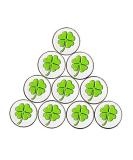 Lot of 10 Golf Ball Markers - Assorted Patterns with Soft Enamel Technique - Green Clover Design - Buy Online on SooperMarket.com