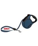 High-Quality 5m Roll-Out Dog Leash for Large Dogs up to 50kg | Comfortable Soft Handle & Reflective Belt | Durable Blue with Break & Lock System - Buy Online on SooperMarket.com