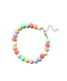 Dog Pearl Necklace Colorful Pet Jewelry Adjustable Pet Collar for Mini Breeds Dogs Cats Puppy Kitten - Buy Online on SooperMarket.com