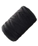 130 Yards Black T-Shirt Yarn for Crocheting & DIY Crafts - Buy Online on SooperMarket.com