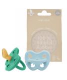 Hevea pacifier 2-pack - natural rubber/Maya Blue + Pop of Green/orb-friendly/duck (from 3 months) - Buy Online on SooperMarket.com