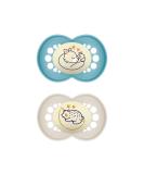 MAM Original Night Schnuller in the 2 Set bright & tooth-friendly baby pacifier from sustainable & organic-renewable materials with pacifier box 6-16 months fox / bear fox / bear 6-16 / silicone / night tooth-friendly - Buy Online on SooperMarket.com