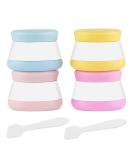 Opret 4 Pcs Silicone Travel Cosmetic Containers 20ml Leak Proof Travel Jars TSA Approved BPA Free Cream Pots for Lotions Makeup and Toiletries - Buy Online on SooperMarket.com