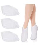 Sibba 3 Pairs Moisturizing Socks Overnight Cosmetic Moisturizing Socks for Women and Men Lotion Moisturizing Socks Spa Overnight Absorbing for Dry Cracked Feet - Buy Online on SooperMarket.com