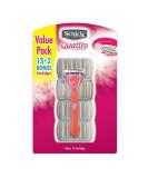 Schick Quattro for Women Razor with Aloe and Vitamin E - 15 Cartridges - Buy Online on SooperMarket.com