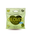 OLOVES Green Greek Pitted Olives | Basil & Garlic | Vegan, Kosher, Gluten Free, Keto Friendly | Fresh & All Natural Low Calorie Healthy Snack (30 Pack, 1.1oz Bags) - Buy Online on SooperMarket.com