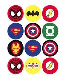 35 x Pre Cut Super Hero Cake Cupcake Toppers/Decorations Edible Wafer Paper - Buy Online on SooperMarket.com