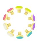 10Pcs Colorful Replacement Nail File Heads for Giraffe Baby Nail Trimmer - Safe and Suitable for Infants & Toddlers - Buy Online on SooperMarket.com