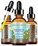 Kiwi Seed Oil - 100% Pure Virgin Cold Pressed Carrier Oil for Face, Skin, Body, Hair, Nails - 2 fl.oz (60ml) by Botanical Beauty - Buy Online on SooperMarket.com