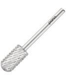 USA Pana 3/32" Safety Nail Carbide - Smooth Round Top Large Barrel Head for Electric Dremel Drill Machine - Grit Size: (4XC, 3XC, 2XC, XC, C, M, F, XF) (Double Extra Coarse (2XC) SILVER) 2X Coarse Large Barrel - Silver - Buy Online on SooperMarket.com