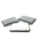 Auto fiber Scrub Ninja-Inner-Scheuerwamt (12.7 x 7.6 cm) for leather plastic vinyl and upholstery cleaning (white/gray) Sponge (5 in. X 3 in.) - Buy Online on SooperMarket.com