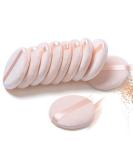 10 Pieces Pure Cotton Powder Puff, Makeup Puff for Powder Foundation, 3.15-inch Normal Size with Strap, Blending for Loose Powder Mineral Powder Body Powder Wet Dry Makeup Tool Beige - Buy Online on SooperMarket.com