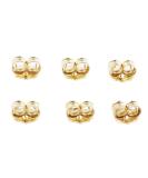 Orgrimmar 14K Gold Earring Backs Yellow Ear Locking for Stud Ear Rings (3 Pairs) - Buy Online on SooperMarket.com