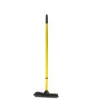 FURemover Pet Hair Remover Carpet Rake - Rubber Broom for Pet Hair Removal Tool with Squeegee & Telescoping Handle Extends from 3-5' Black & Yellow FURemover Broom - Buy Online on SooperMarket.com