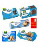 Gullon Sugar Free Biscuits Chocolate Mixed Variety Selection Diabectic friendly Pack (5 Pack) chocolate chip cocoa sandwich dark digestive chocolate wafer by zamfoods Bundle 1 - Buy Online on SooperMarket.com
