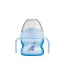 MAM Starter Cup (1 Count) MAM Sippy Cup Drinking Cup with Extra-Soft Spill-Free Spout and Non-Slip Handles for Boys 4+ Months Five Ounces Blue - Buy Online on SooperMarket.com