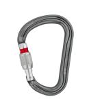 Petzl William Locking Carabiner for Belaying Gray SCREW-LOCK - High-Quality Climbing Gear - Buy Online on SooperMarket.com