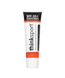 Thinksport SPF 50+ Mineral Sunscreen – Safe, Natural Sunblock for Sports & Active Use - Water Resistant Sun Cream –UVA/UVB Sun Protection – Vegan, Reef Friendly Sun Lotion, 3oz 3 Fl Oz (Pack of 1) - Buy Online on SooperMarket.com