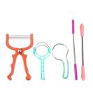 JZK 5X Facial Hair Remover Tool for Women and Men Spring Threading Tool for face Hair/Upper Lip Hair/Eyebrows Spring Facial epilator Manual Ladies Facial Fluff Remover - Buy Online on SooperMarket.com