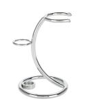 Premium Silver Stainless Steel Razor Holder Stand - Men's Shaving Brush & Razor Organizer Kit - Buy Online on SooperMarket.com
