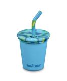 Klean Kanteen Kid Cup 10oz Stainless Steel - Hawaiian Ocean - Spill-Proof Straw Lid - Buy Online on SooperMarket.com