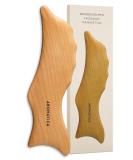 AROMATICA Wooden Dolphin Face & Body Massage Tool | Bosnian Beech Wood Gua Sha | Body Massaging Tool | Eliminates Puffiness and Promotes Healthier Body Circulation - Buy Online on SooperMarket.com