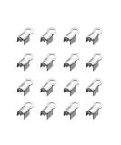 Pandahall 50pcs 304 Stainless Steel Fold Over Crimp Cord Ends for Jewelry Making 8x4mm - Buy Online on SooperMarket.com