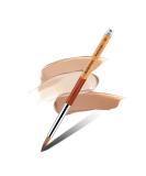 Acrylic brush for nails # 10 Sable Kolinsky nail brush for acrylic nails zobelhaar acrylic brush for nail art nail polish brush made of wood gel brush manicure tools 10 # mix wood - Buy Online on SooperMarket.com