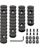 Pecawen Polymer Picatinny Rail Section - 5, 7, 9, 11 Slot Ultralight Rail - Buy Online on SooperMarket.com