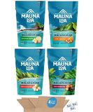 Mauna Loa Macadamia Nuts Snack Peak Variety Gift Box - Hawaiian Sea Salt, Maui Onion & Garlic, Honey Roasted, Kiawe Smoked BBQ - Buy Online on SooperMarket.com