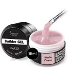 Sincero salon assembly gel for Geln gel - Nude cover - UV gel for nail extension and modeling - nail art gel nail - acrylic gel for nails - color gel for gel nails - sealing gel - 15ml 15 ml (1 Pack) Nude cover - Buy Online on SooperMarket.com
