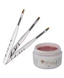 Sun Garden Nails UV Builder Gel Cover 30ml + 3 pcs. Brush Set - Buy Online on SooperMarket.com